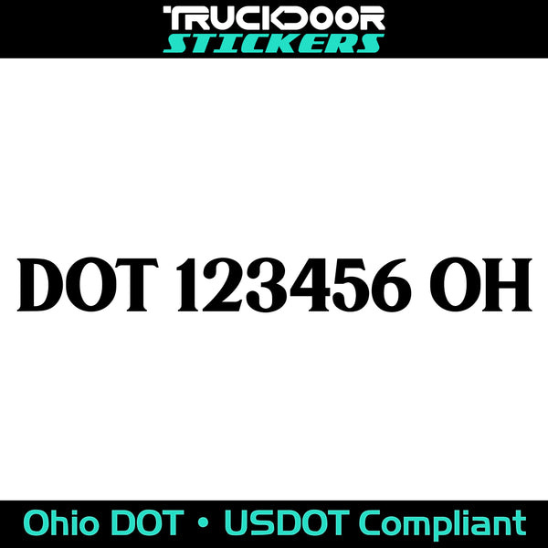 usdot decal ohio