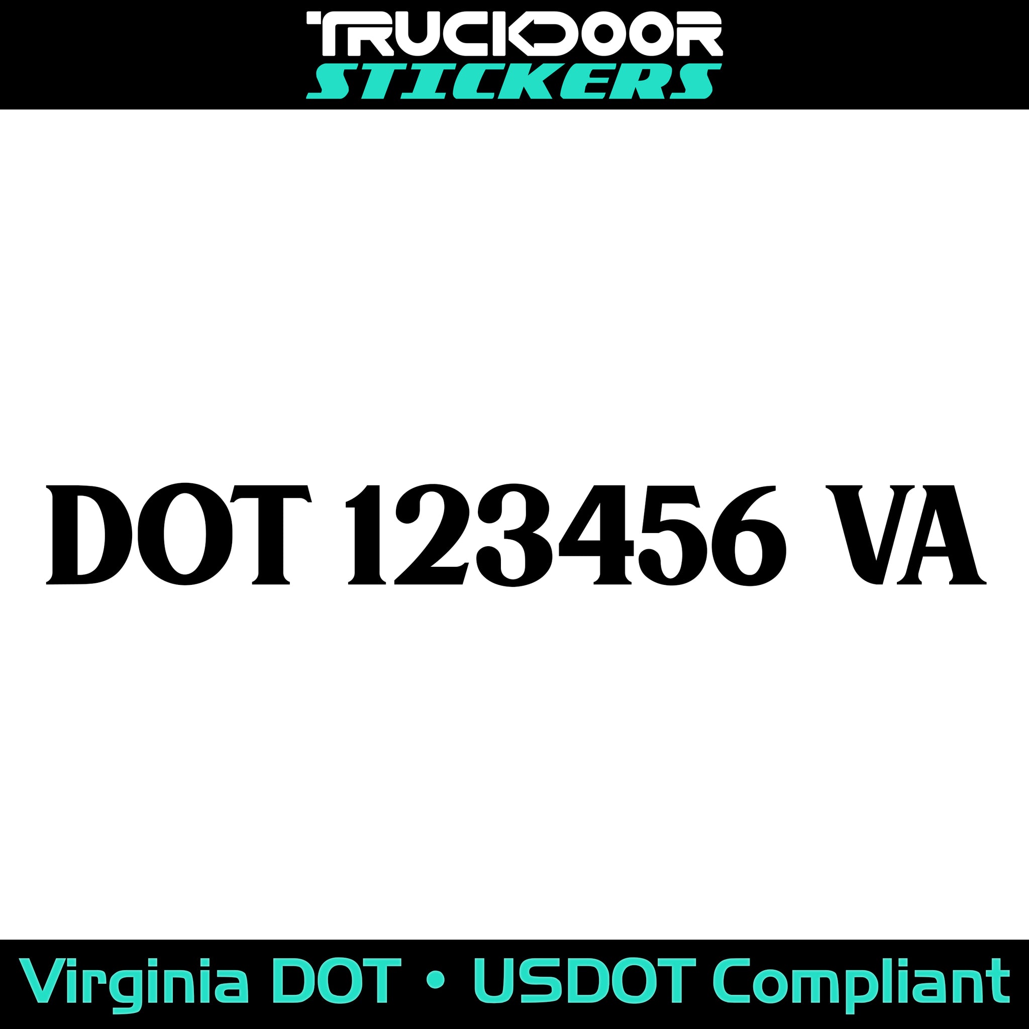 usdot decal virginia