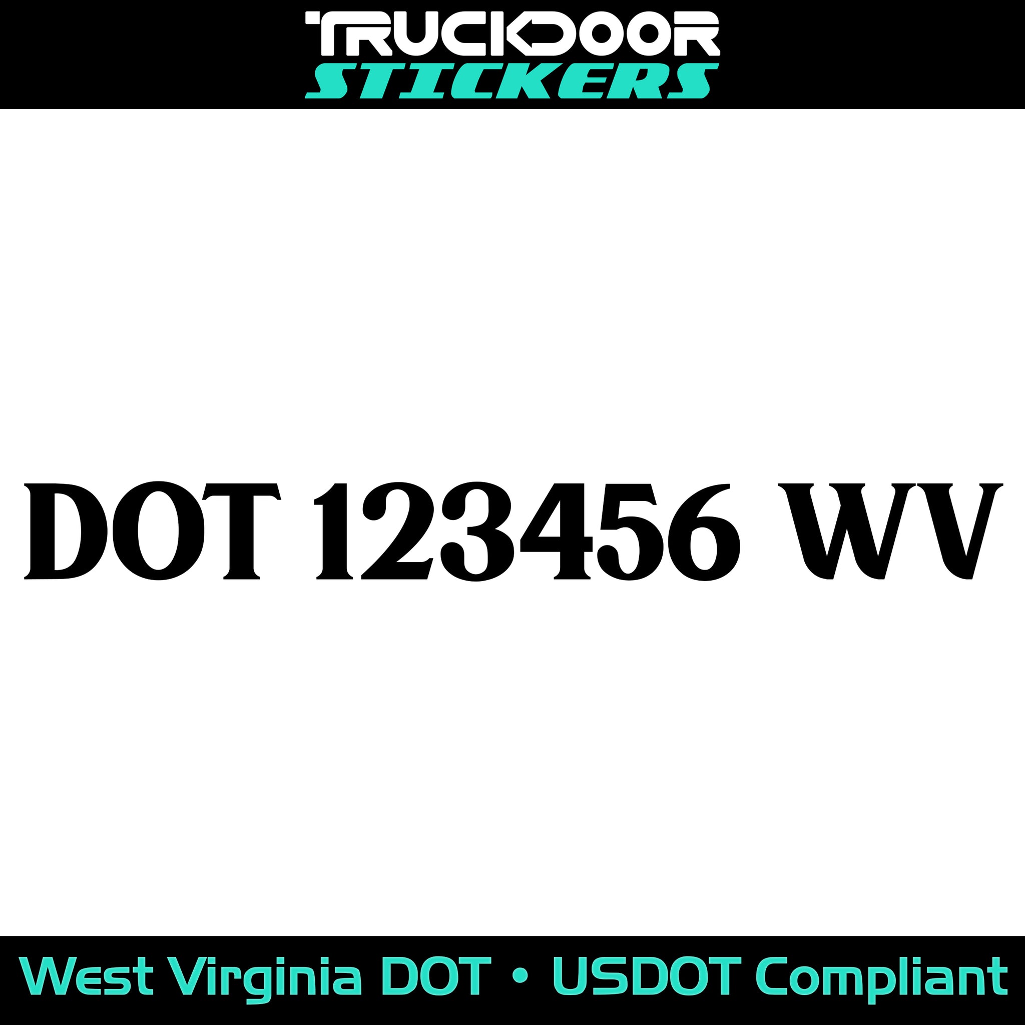 usdot decal West Virginia