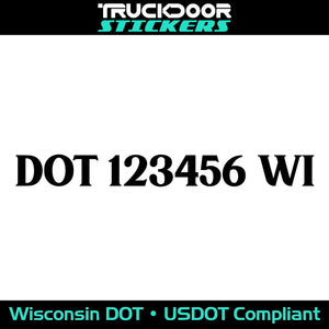 usdot decal wisconsin